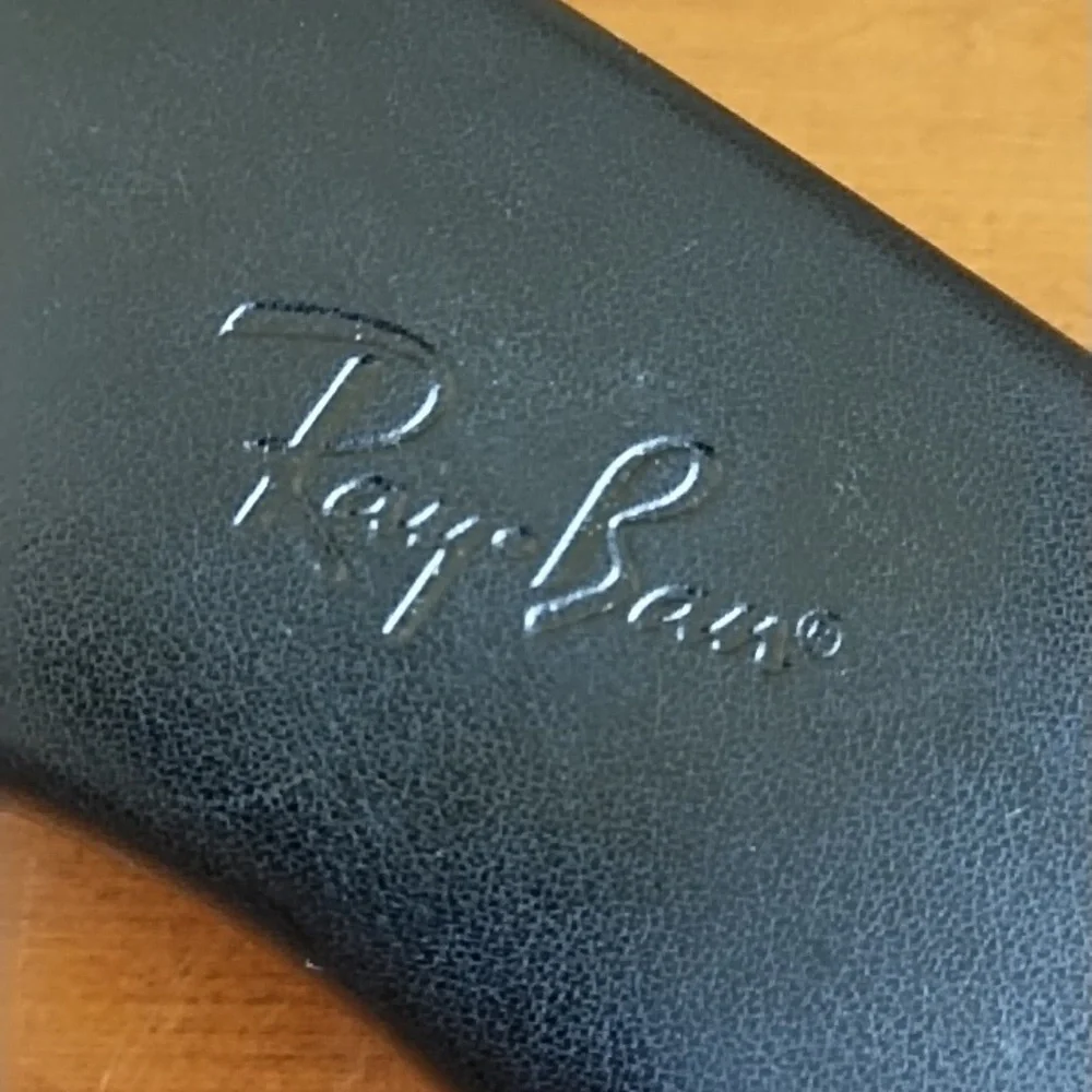 Ray-Ban Glasses Case Sunglasses Black Gray Interior Summer Vacation Travel Golf
